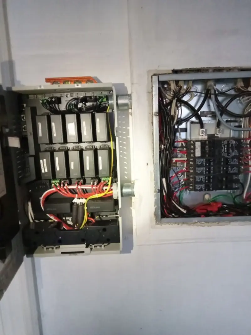 Electrical panel upgrade completed for Security Camera Wiring in Rockaway